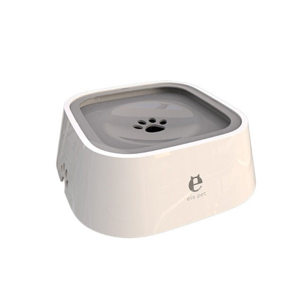 Dog/cat floating drinking water bowl variant colour grey - New Forest Pets.