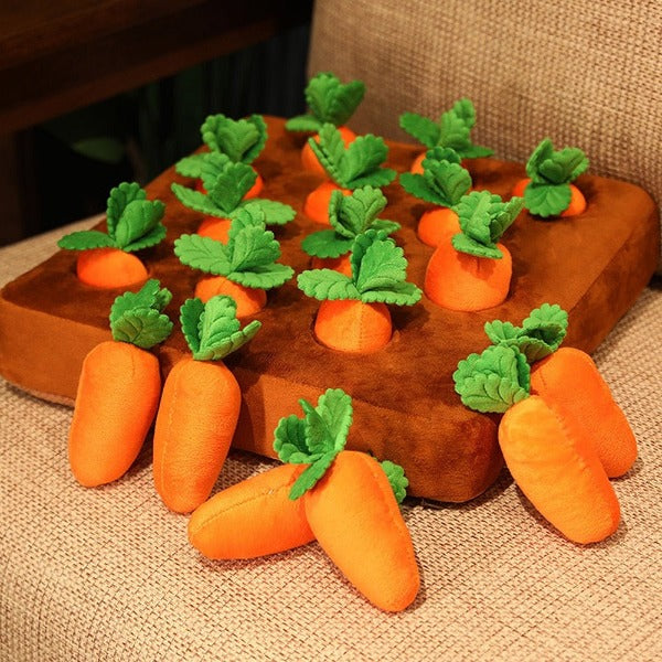 Image of the dog 12 carrot snuffle mat puzzle - New Forest Pets.
