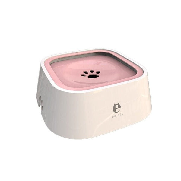 Dog/cat floating drinking water bowl variant colour pink - New Forest Pets.