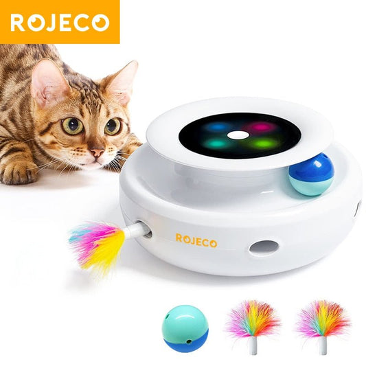 ROJECO INTERACTIVE 2 IN 1 ELECTRONIC PET TOYS - New Forest Pets