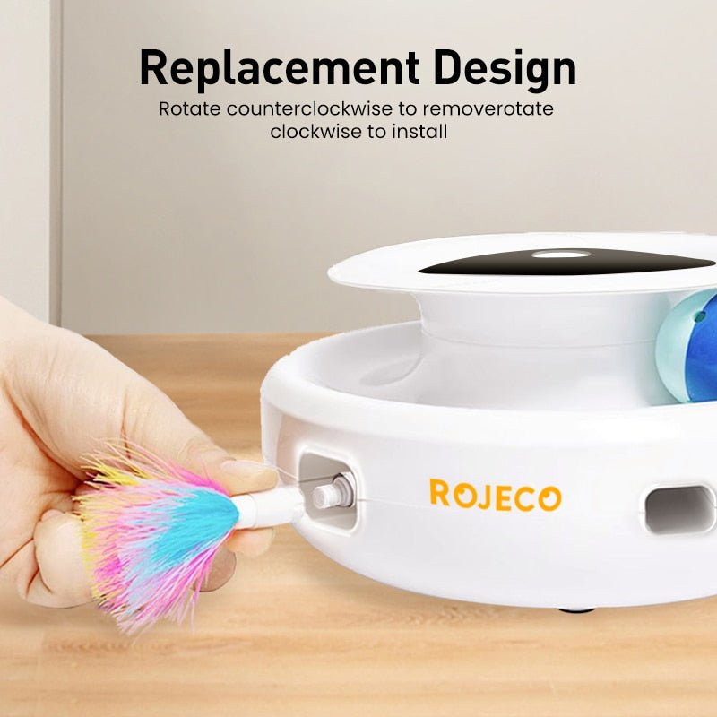 ROJECO INTERACTIVE 2 IN 1 ELECTRONIC PET TOYS - New Forest Pets