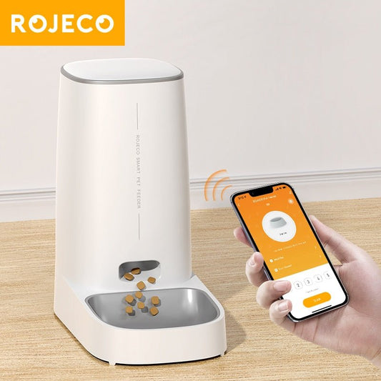 ROJECO WIFI AUTOMATIC PET FOOD DISPENSER - New Forest Pets